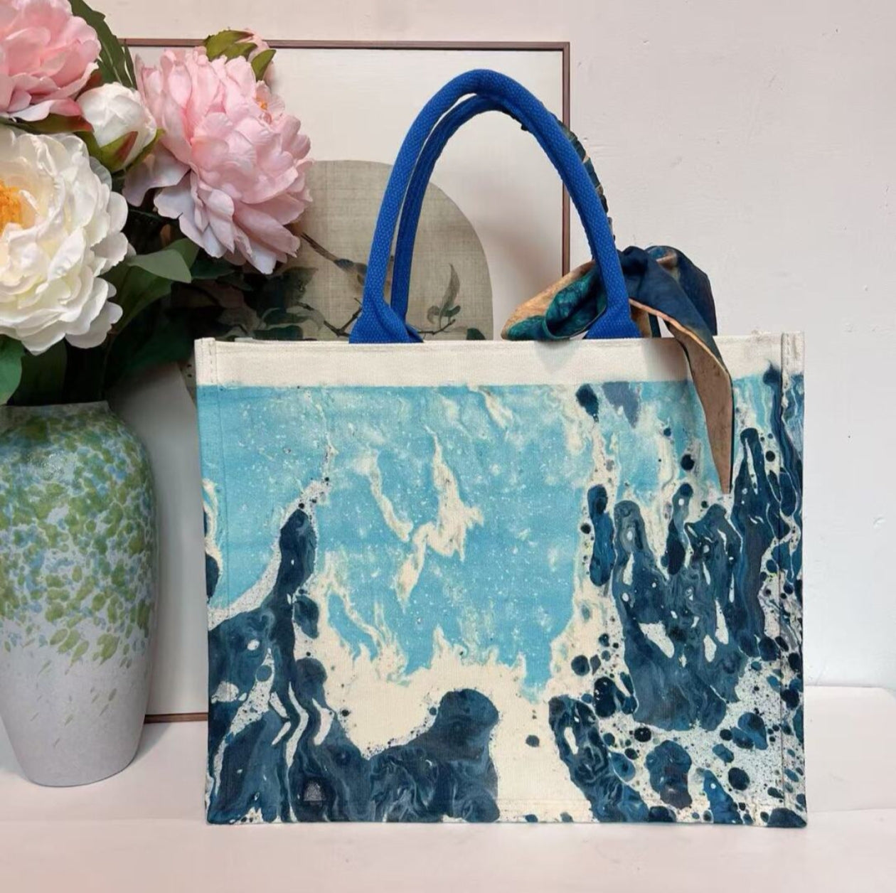 Hand-printed Tote Bag