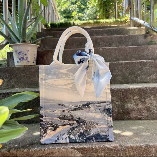 Hand-printed Tote Bag