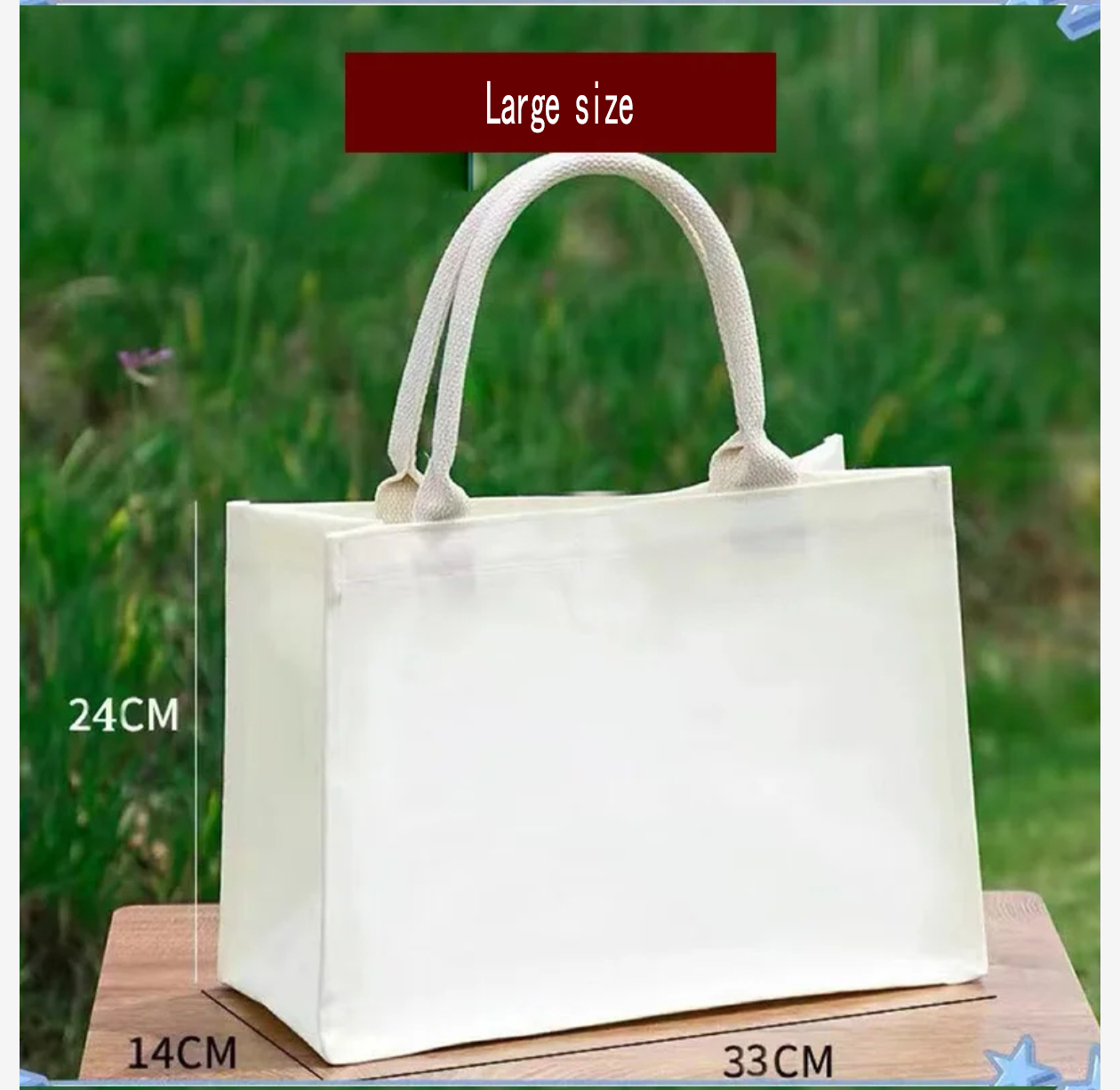 Hand-printed Tote Bag