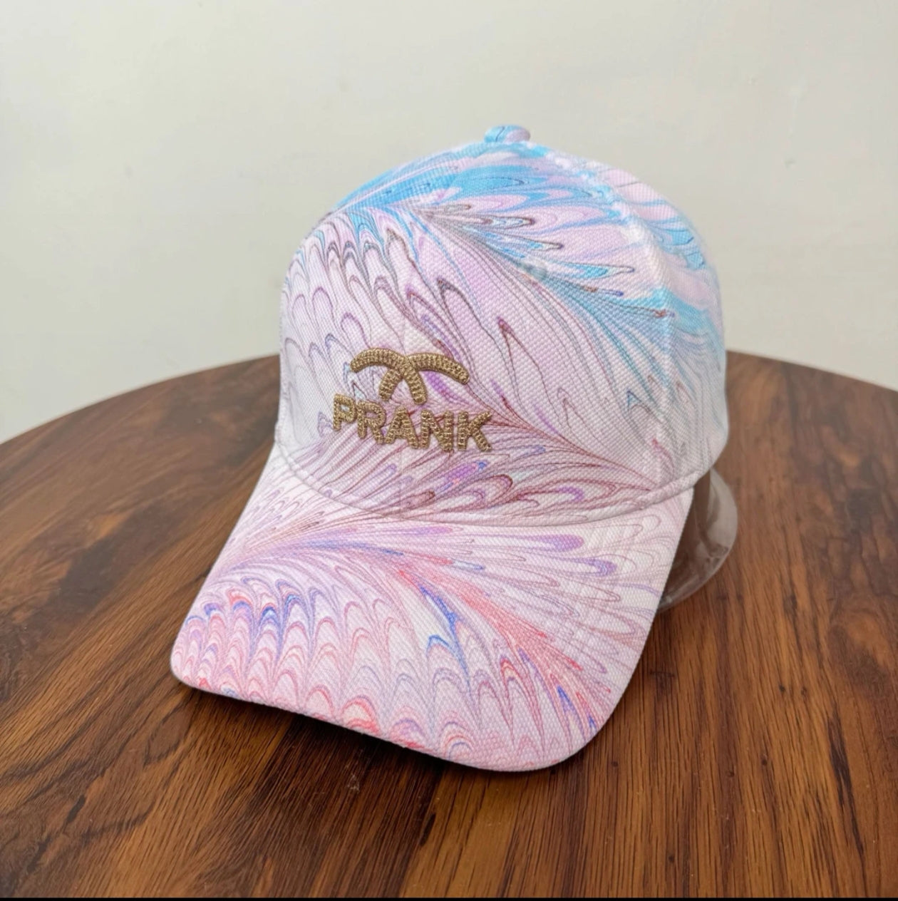 Fantasy Feather Gold Seal — Handcrafted Marbling