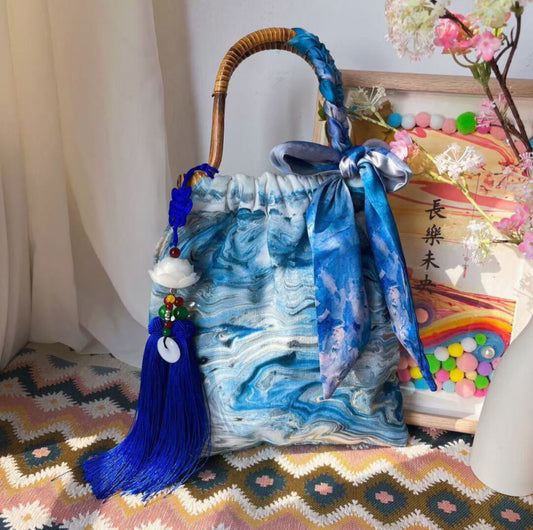 Bamboo Knot Shell Bag