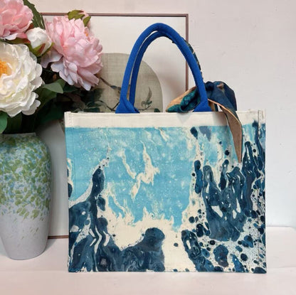 Hand-printed Tote Bag